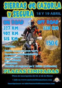 LES MARINES SIERRAS DE CAZORLA Y SEGURA